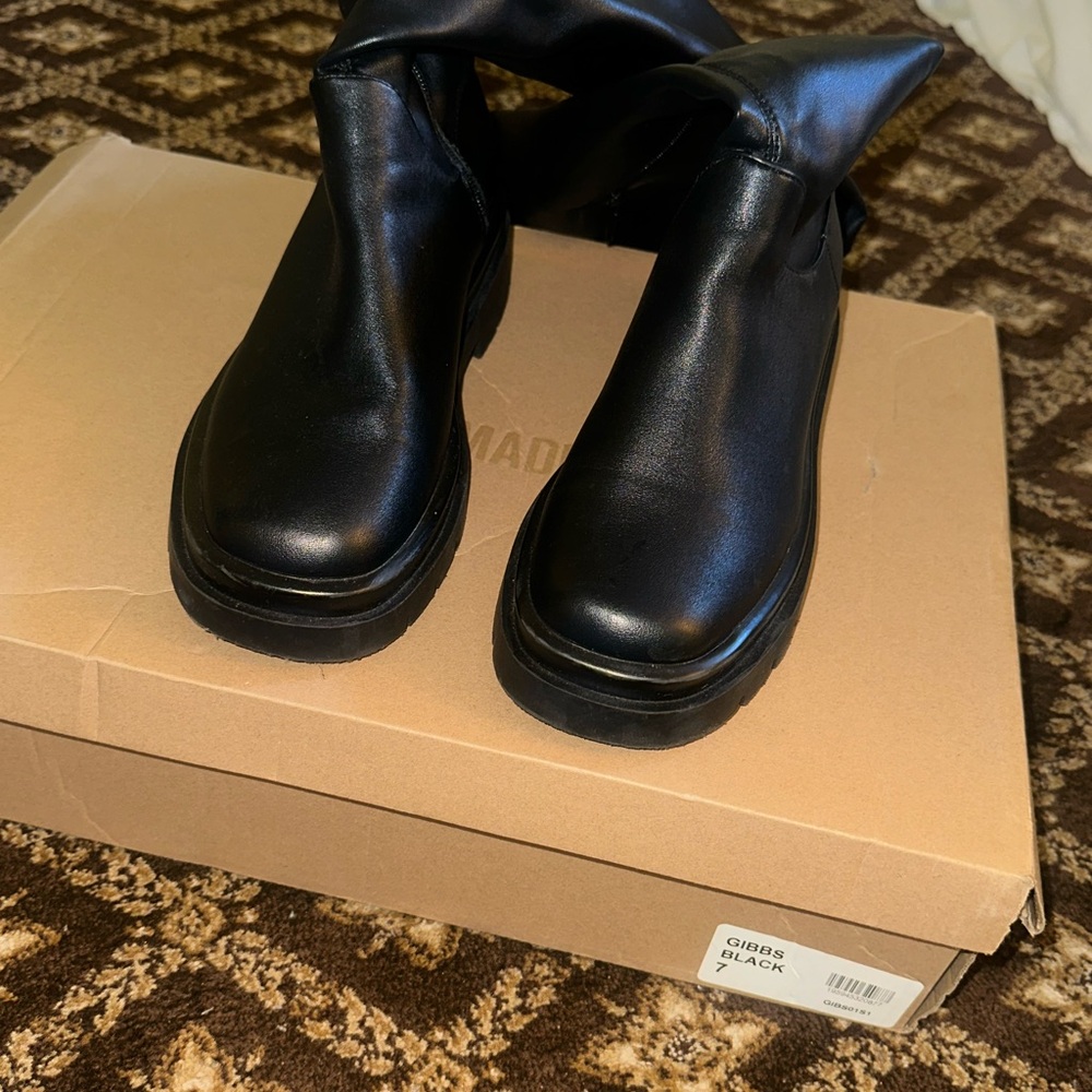 Black Leather Boots